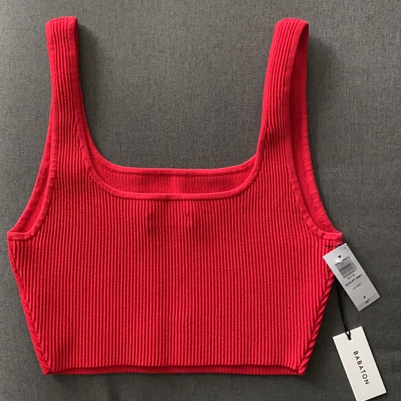 Babaton Sculpt Knit crop tank - Picture 3 of 5